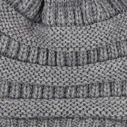 CC Trending Beanie w/ Same Color POM ( YJ-64POM )