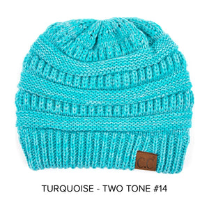 CC Two-Tone Super Soft Beanie ( YJ-800 )