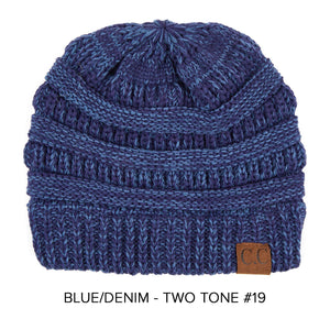 CC Two-Tone Super Soft Beanie ( YJ-800 )