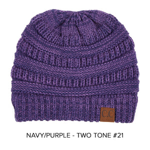 CC Two-Tone Super Soft Beanie ( YJ-800 )