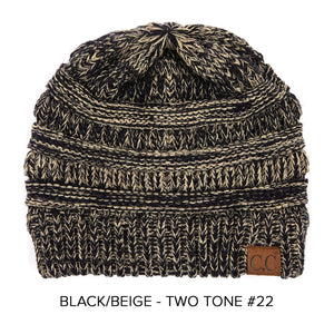 CC Two-Tone Super Soft Beanie ( YJ-800 )