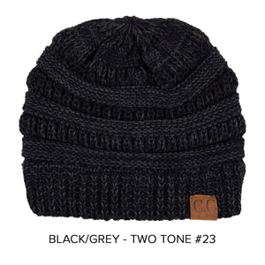 CC Two-Tone Super Soft Beanie ( YJ-800 )