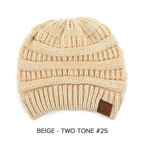 CC Two-Tone Super Soft Beanie ( YJ-800 )