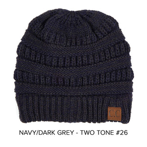 CC Two-Tone Super Soft Beanie ( YJ-800 )