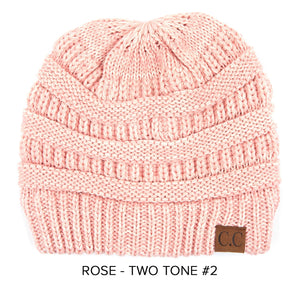 CC Two-Tone Super Soft Beanie ( YJ-800 )