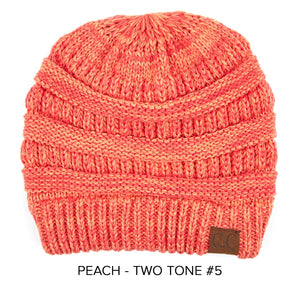 CC Two-Tone Super Soft Beanie ( YJ-800 )