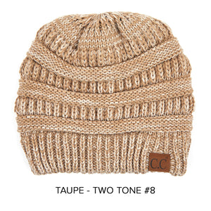 CC Two-Tone Super Soft Beanie ( YJ-800 )