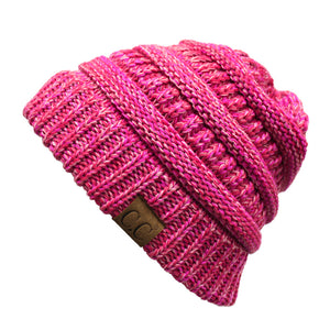 CC Crafted Multi Color Beanie 4-Tone ( YJ-816 )