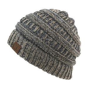 CC Crafted Multi Color Beanie 4-Tone ( YJ-816 )