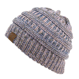 CC Crafted Multi Color Beanie 4-Tone ( YJ-816 )