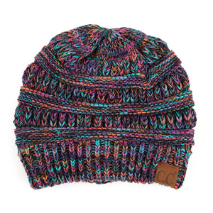 CC Crafted Multi Color Beanie 4-Tone ( YJ-816 )