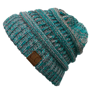 CC Crafted Multi Color Beanie 4-Tone ( YJ-816 )