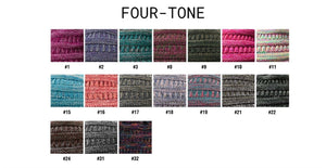CC Crafted Multi Color Beanie 4-Tone ( YJ-816 )