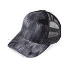 CC Watercolor Messy Bun Trucker Pony Cap ( BT-5 )