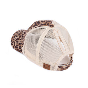 CC Faux Suede Leopard Hat ( BT-44 )