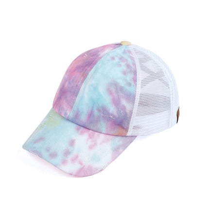 CC Tie-Dye Mesh Criss-Cross  Pony Cap ( BT-924 )