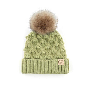 CC Kids Crafted Pom Detail Beanie ( KIDS-3836 )