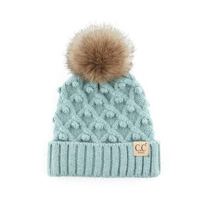 CC Kids Crafted Pom Detail Beanie ( KIDS-3836 )